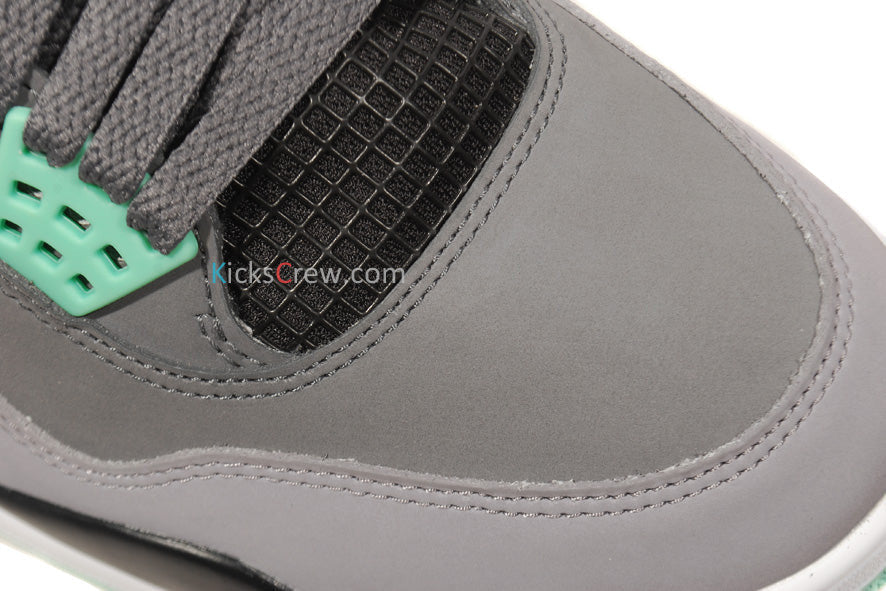 Nike Air Jordan 4 Retro Dark Grey Green Glow 308497-033 01