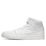 Nike Air Jordan 1 Mid Triple White 554724-126 01