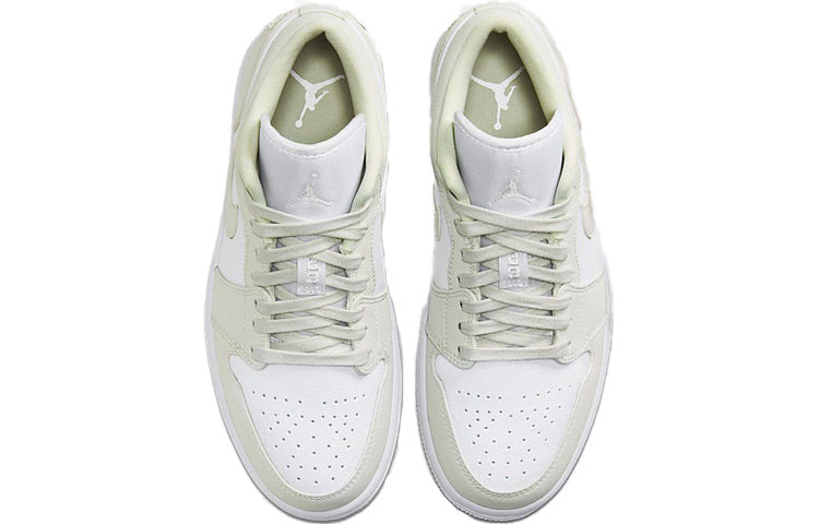 Womens WMNS Air Jordan 1 Low 'Spruce Aura' White/Spruce Aura/Spruce Aura CW1381-003 01