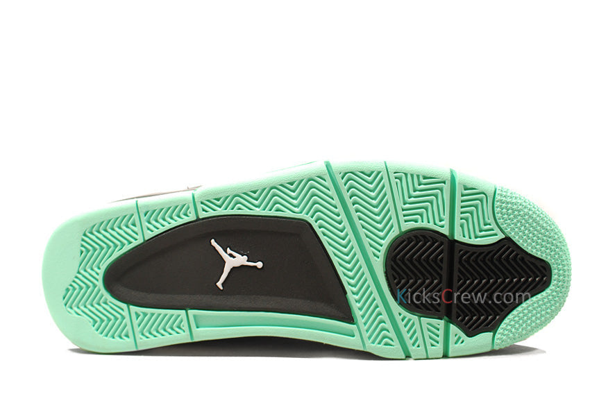 Nike Air Jordan 4 Retro Dark Grey Green Glow 308497-033 01