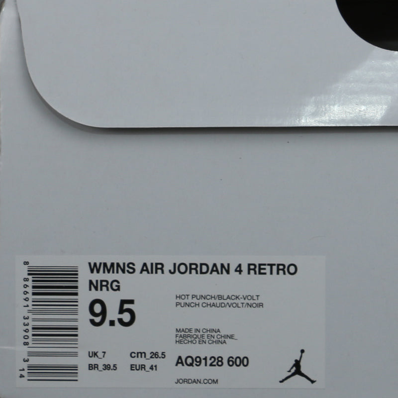 Womens WMNS Air Jordan 4 Retro NRG Hot Punch AQ9128-600 01