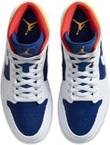 Nike Air Jordan 1 Mid 'White Deep Royal Blue' White/Deep Royal Blue/Track Red/Laser Orange 554724-131 01