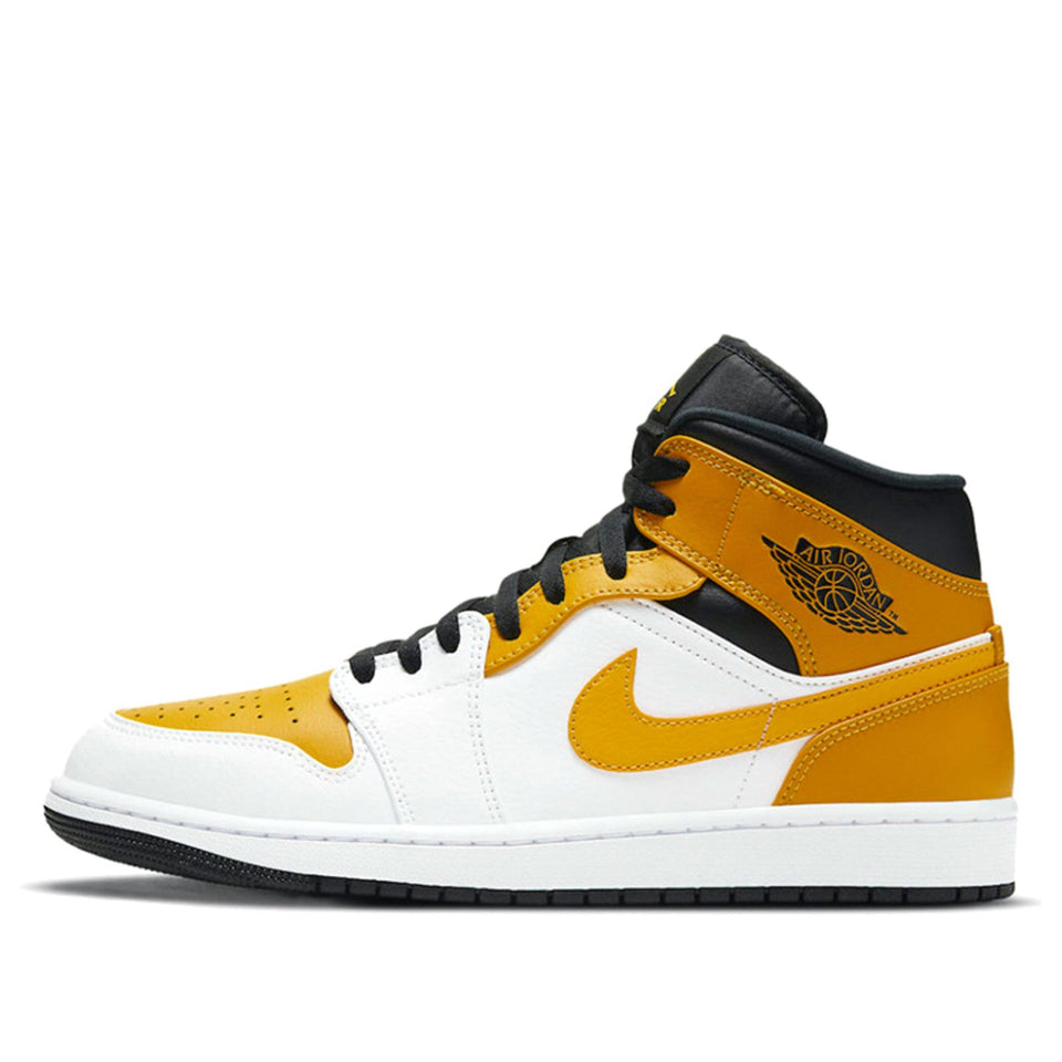 Nike Air Jordan 1 Mid University Gold 554724-170 01