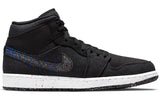 Nike Air Jordan 1 Mid Crater Black Racer Blue DM3529-001 01
