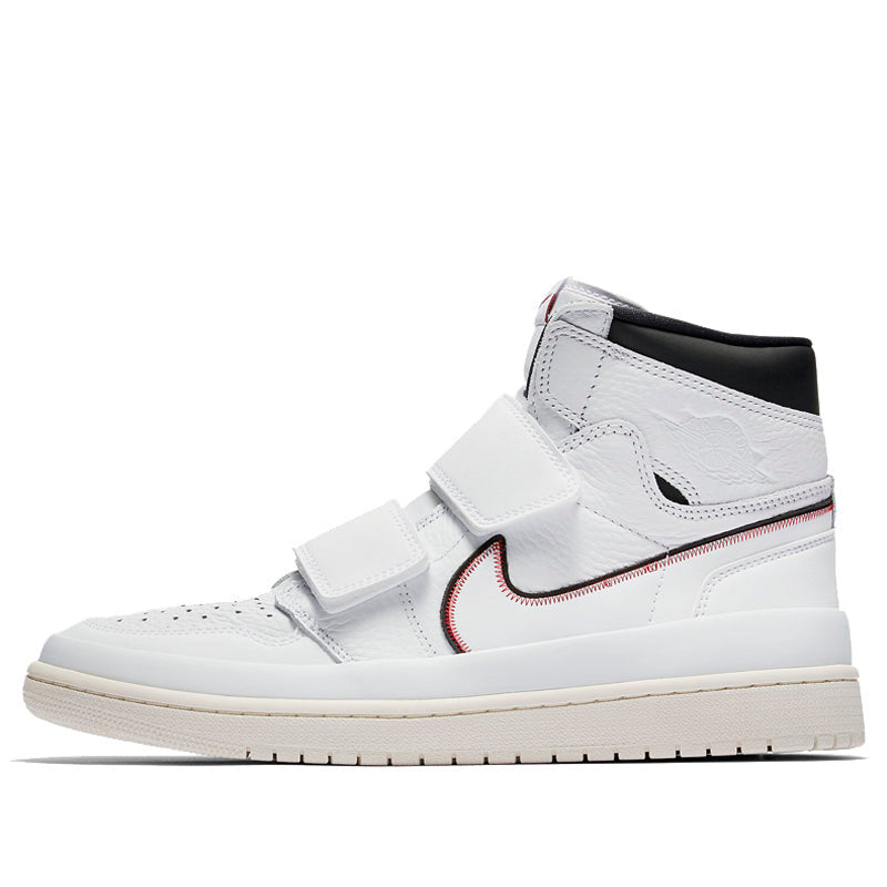Nike Air Jordan 1 RE HI Double STRP White Black AQ7924-101 01