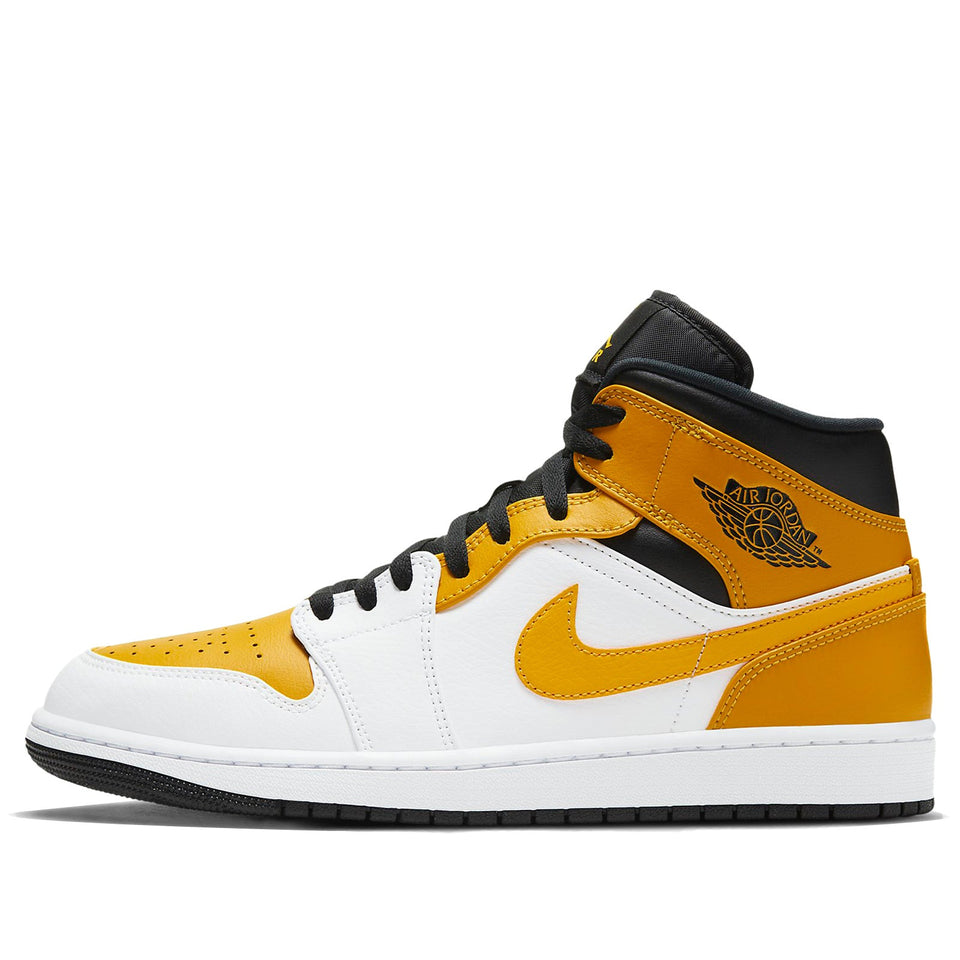 Nike Air Jordan 1 Mid University Gold 554724-170 01