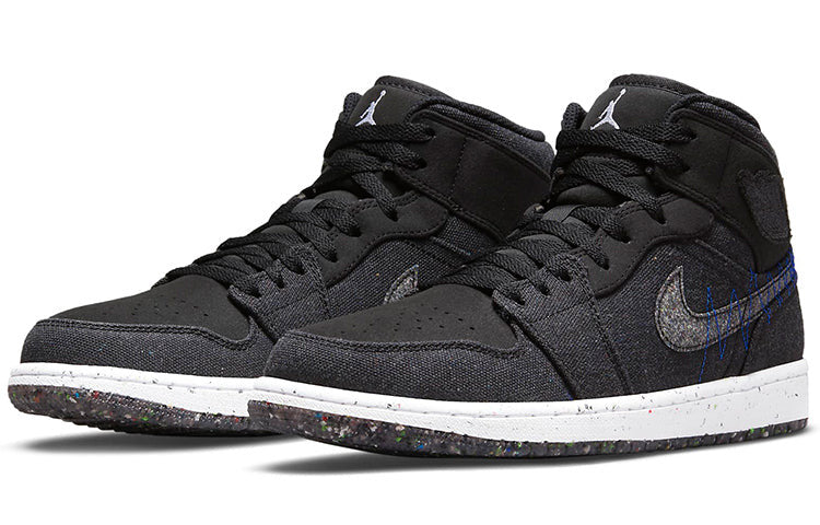 Nike Air Jordan 1 Mid Crater Black Racer Blue DM3529-001 01