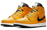 Nike Air Jordan 1 Mid University Gold 554724-700 01