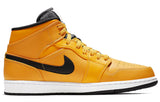 Nike Air Jordan 1 Mid University Gold 554724-700 01