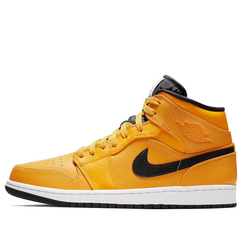 Nike Air Jordan 1 Mid University Gold 554724-700 01