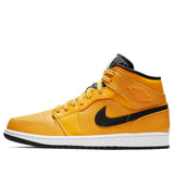 Nike Air Jordan 1 Mid University Gold 554724-700 01