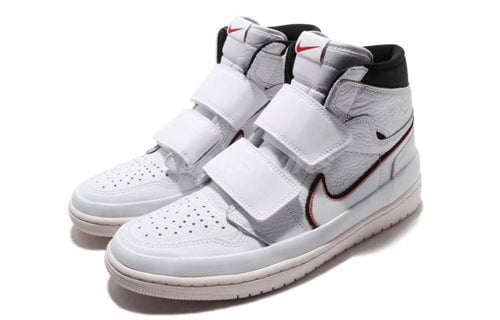 Nike Air Jordan 1 RE HI Double STRP White Black AQ7924-101 01