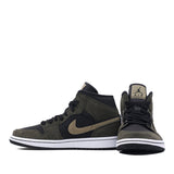 Womens WMNS Air Jordan 1 Mid Military Olive BQ6472-030 01