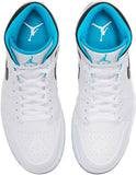 Nike Air Jordan 1 Mid 'Laser Blue' White/Laser Blue/Black 554724-141 01