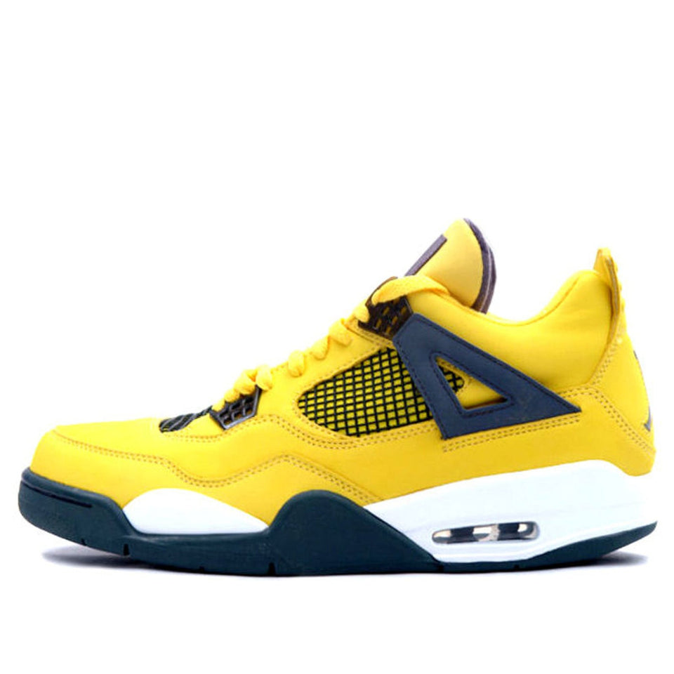 Nike Air Jordan 4 Retro LS 'Lightning' Tour Yellow/Dark Blue-Grey-White 314254-702 01