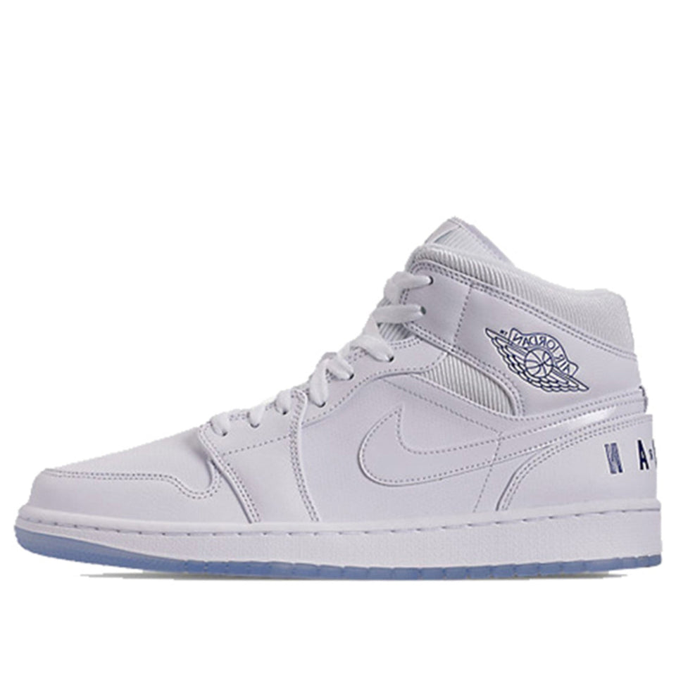 Nike Air Jordan 1 Retro Mid White BQ6578-100 01