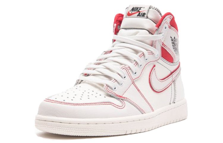 Nike Air Jordan 1 Retro High OG Sail Phantom Red 555088-160 01