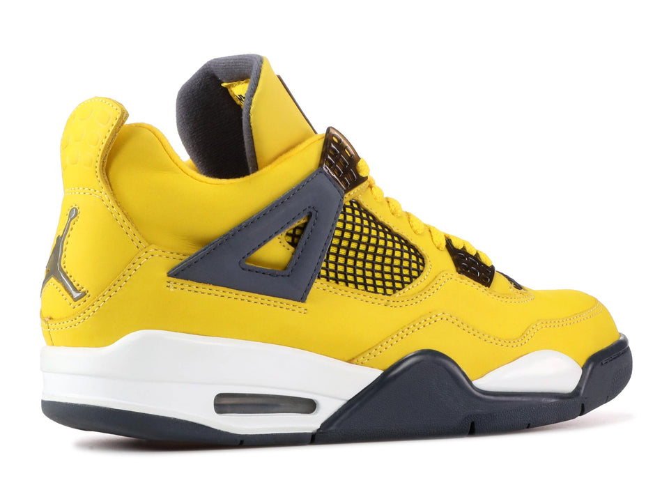 Nike Air Jordan 4 Retro LS 'Lightning' Tour Yellow/Dark Blue-Grey-White 314254-702 01