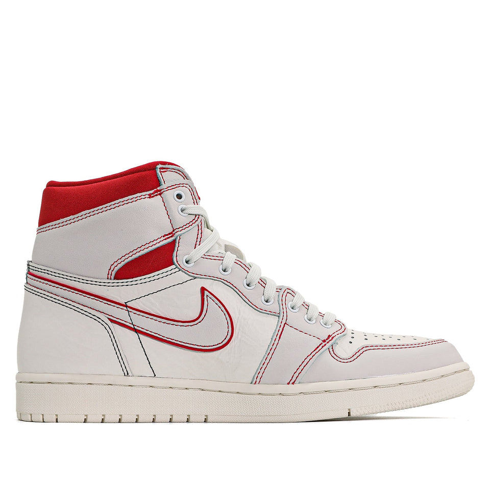 Nike Air Jordan 1 Retro High OG Sail Phantom Red 555088-160 01