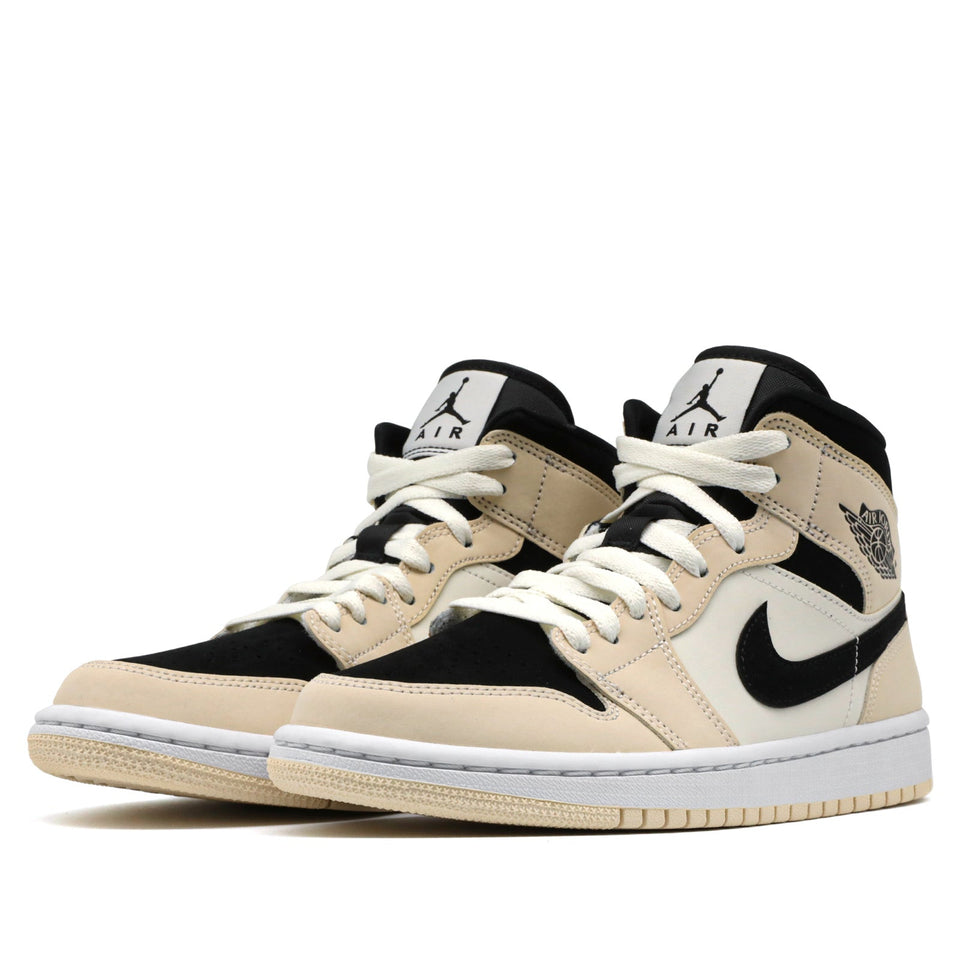 Womens WMNS Air Jordan 1 Mid Barely Orange BQ6472-800 01