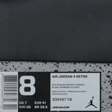 Nike Air Jordan 4 Retro Bright Crimson 308497-116 01