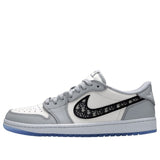 Nike Dior x Air Jordan 1 Low Wolf Grey/Sail/Photon Dust/White CN8608-002 01