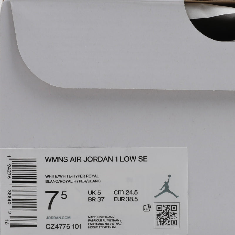 Womens WMNS Air Jordan 1 Low SE Multi-Color Black Toe CZ4776-101 01