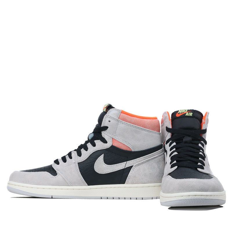 Nike Air Jordan 1 Retro High OG Grey Crimson 555088-018 01