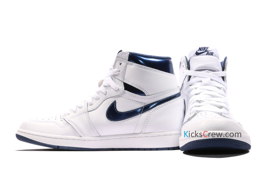 Nike Air Jordan 1 Retro High OG Metallic Navy 555088-106 01