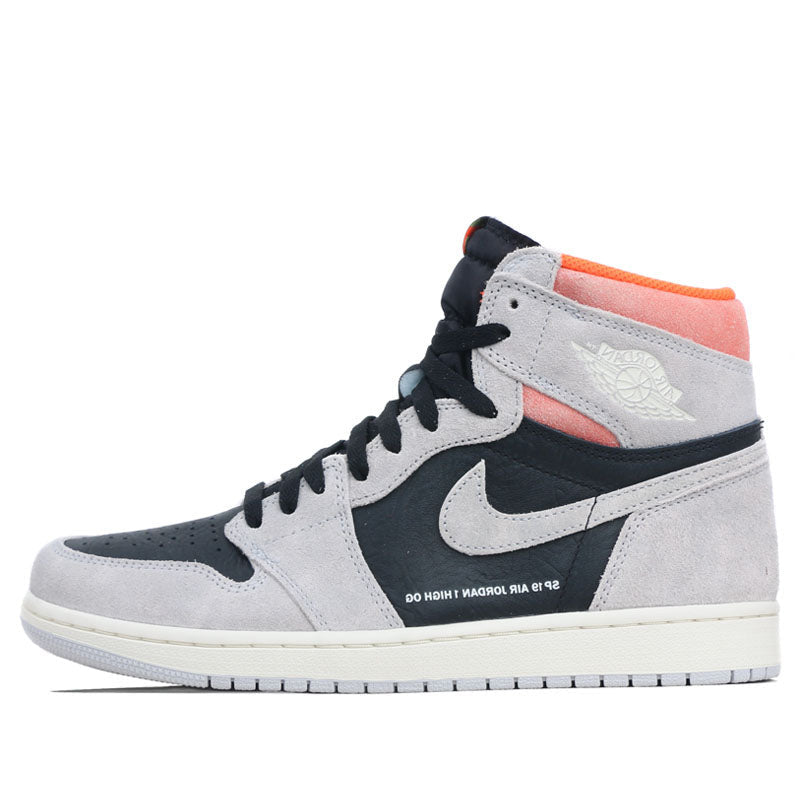 Nike Air Jordan 1 Retro High OG Grey Crimson 555088-018 01