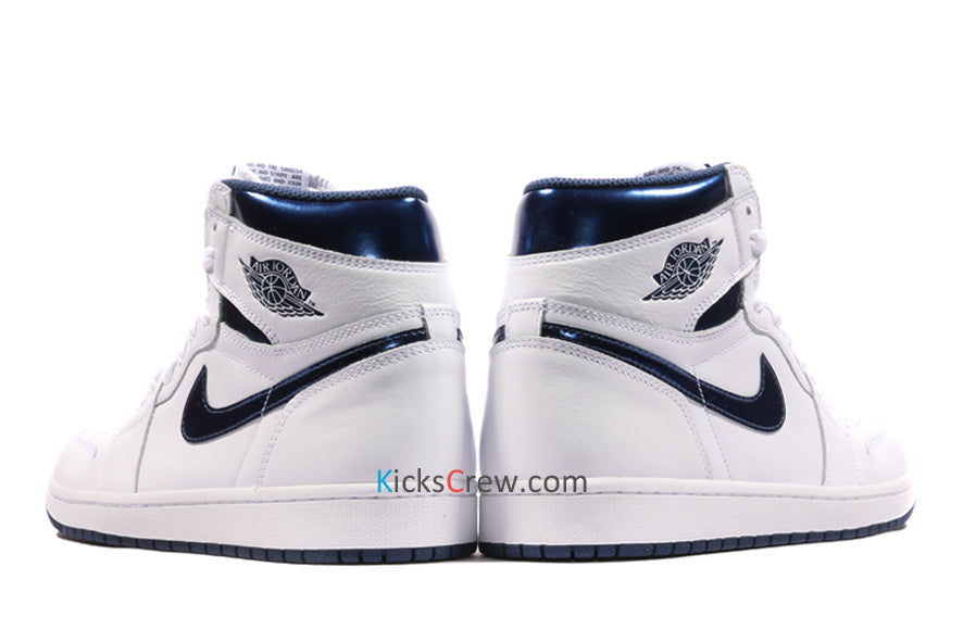 Nike Air Jordan 1 Retro High OG Metallic Navy 555088-106 01