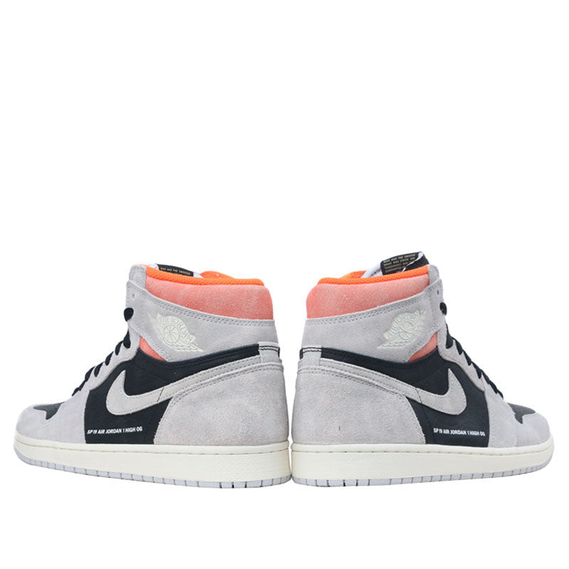 Nike Air Jordan 1 Retro High OG Grey Crimson 555088-018 01