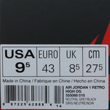 Nike Air Jordan 1 Retro High OG Grey Crimson 555088-018 01