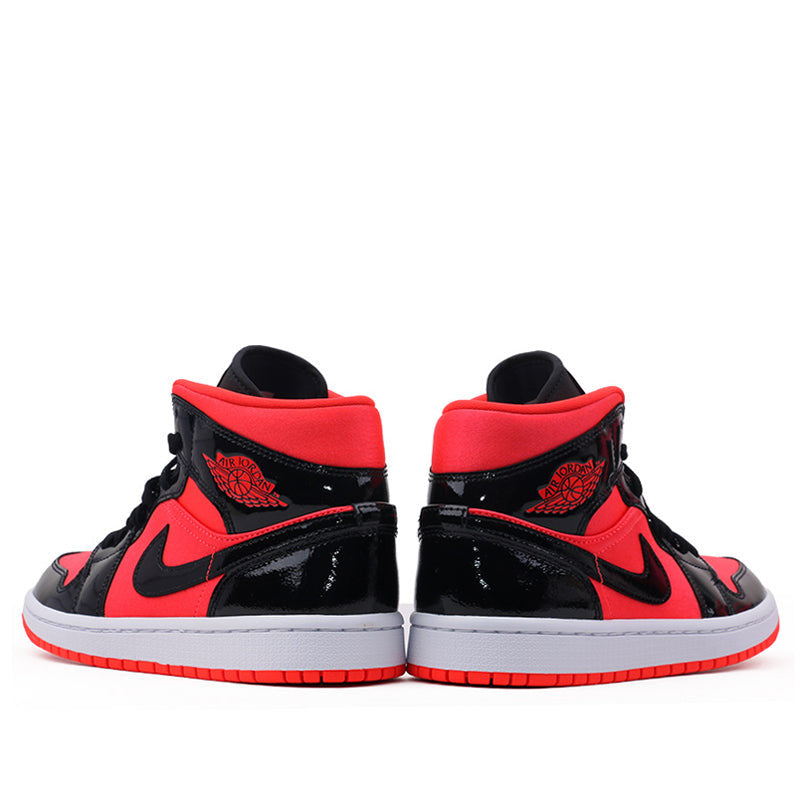 Womens WMNS Air Jordan 1 Mid Bright Crimson BQ6472-600 01