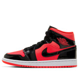 Womens WMNS Air Jordan 1 Mid Bright Crimson BQ6472-600 01