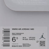 Womens WMNS Air Jordan 1 Mid Bright Crimson BQ6472-600 01