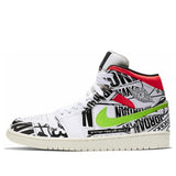 Nike Air Jordan 1 Mid All-Over Logos 554724-119 01