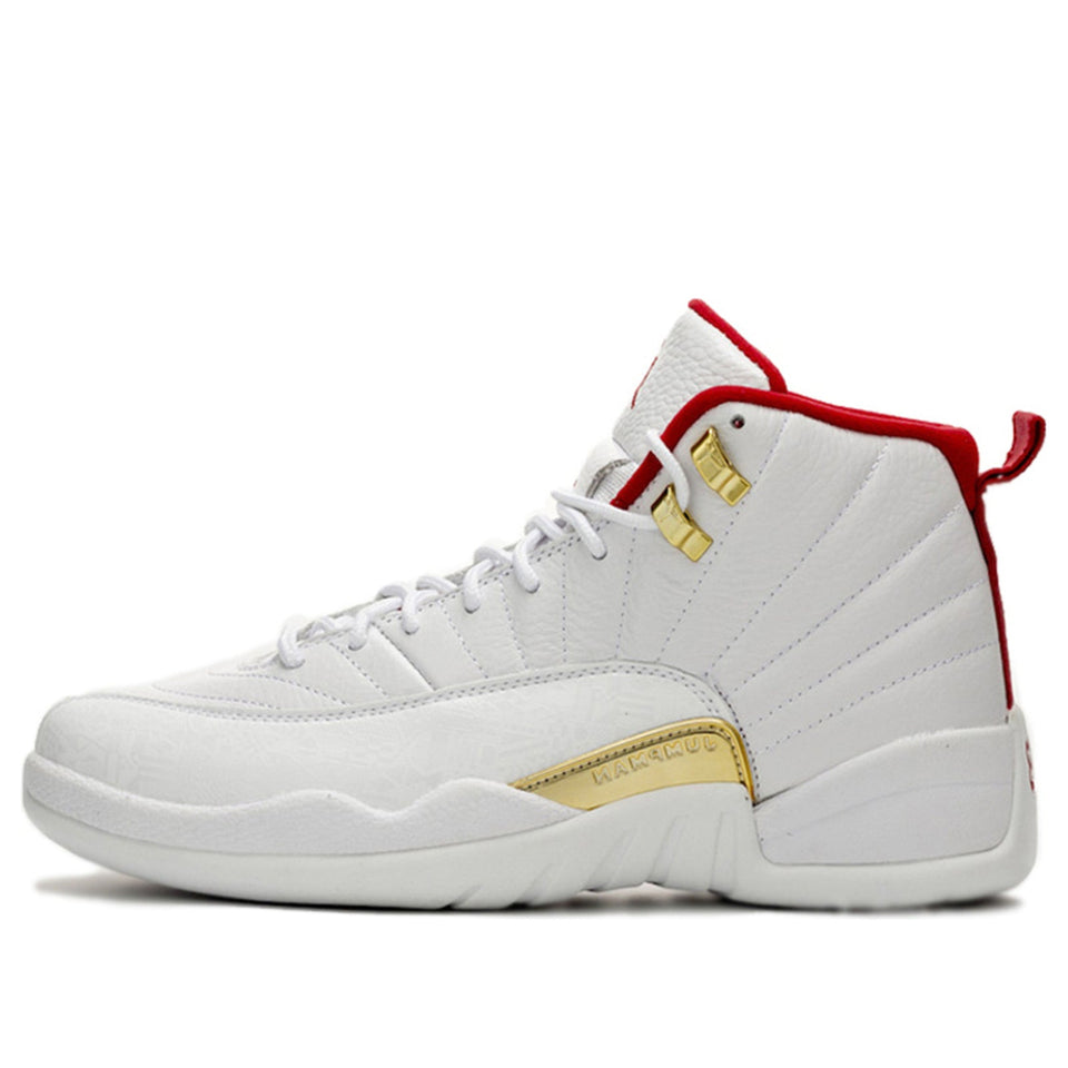 Nike Air Jordan 12 Retro FIBA - White University Red 130690-107 01