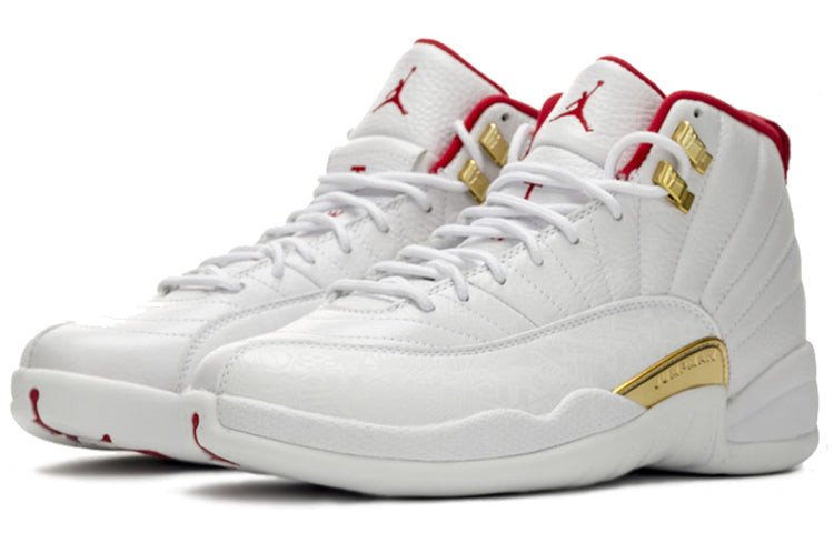 Nike Air Jordan 12 Retro FIBA - White University Red 130690-107 01