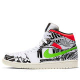 Nike Air Jordan 1 Mid All-Over Logos 554724-119 01