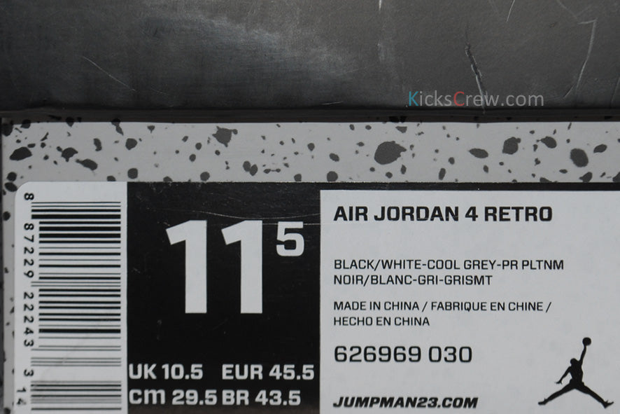 Nike Air Jordan 4 Retro Fear Pack 626969-030 01