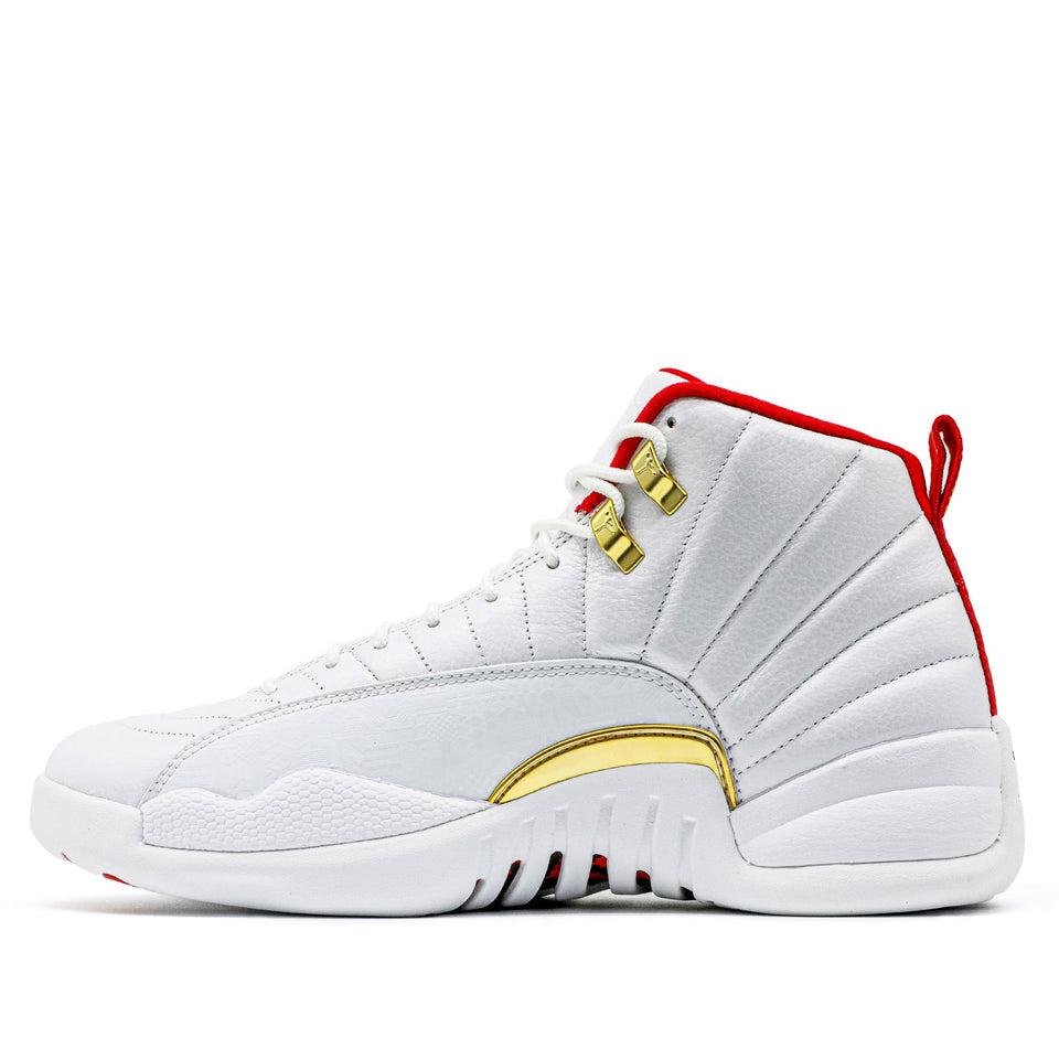 Nike Air Jordan 12 Retro FIBA - White University Red 130690-107 01