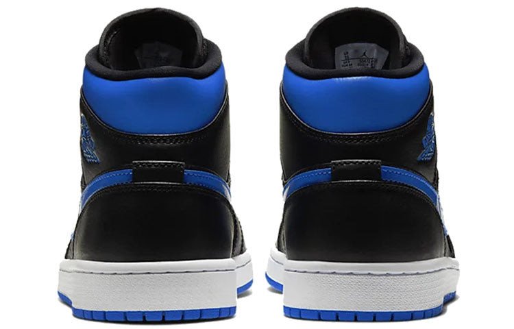 Nike Air Jordan 1 Mid Black Hyper Royal 554724-068 01