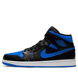 Nike Air Jordan 1 Mid Black Hyper Royal 554724-068 01