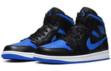 Nike Air Jordan 1 Mid Black Hyper Royal 554724-068 01