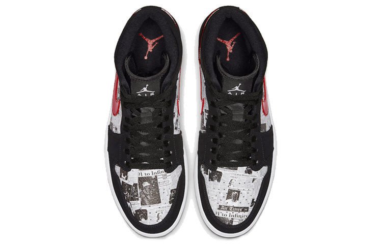 Nike Air Jordan 1 Mid SE Newspaper Air Times 852542-061 01