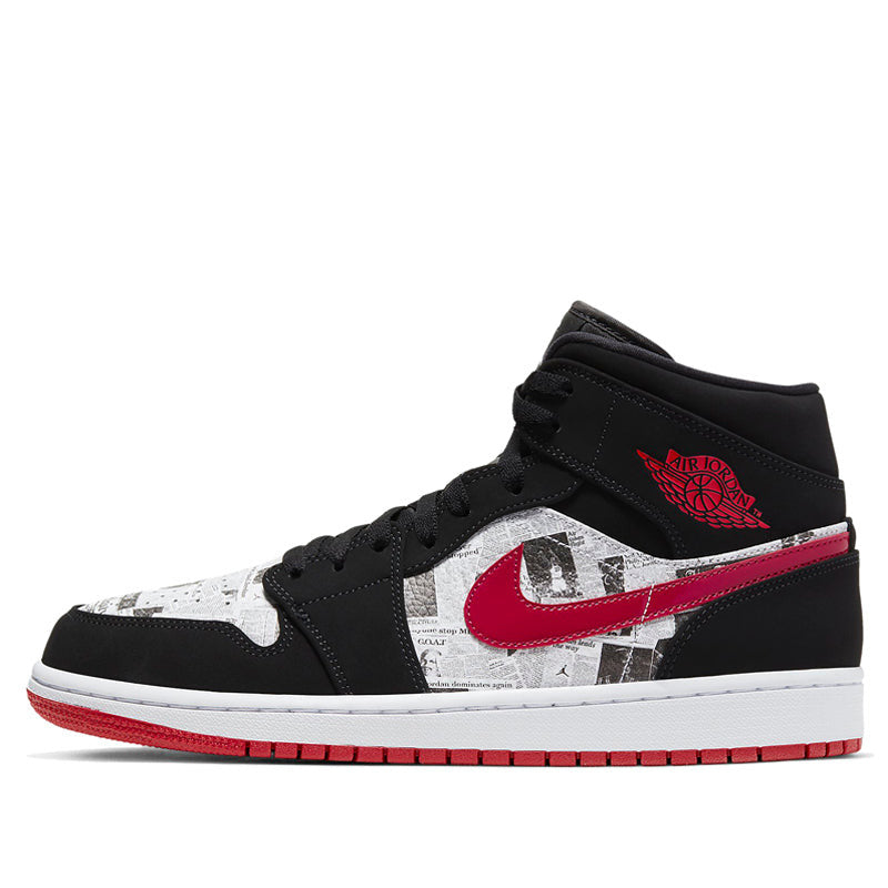 Nike Air Jordan 1 Mid SE Newspaper Air Times 852542-061 01