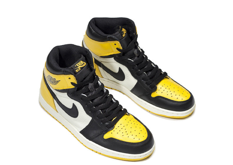 Nike Air Jordan 1 Retro High OG 'Yellow Toe' Black/Yellow/White AR1020-700 01