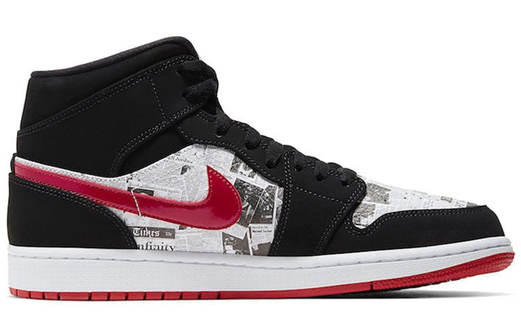 Nike Air Jordan 1 Mid SE Newspaper Air Times 852542-061 01