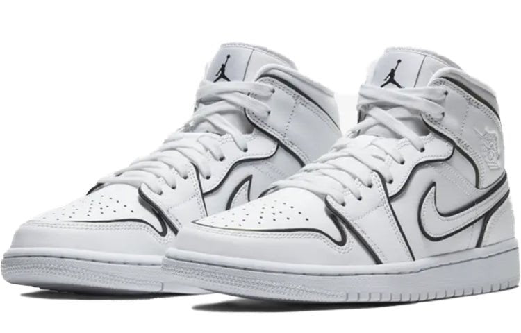 Womens WMNS Air Jordan 1 Mid SE White CK6587-100 01